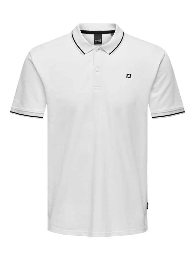 ONLY & SONS »ONSFLETCHER SLIM SS POLO NOOS« Baumwolle, normal geschnitten