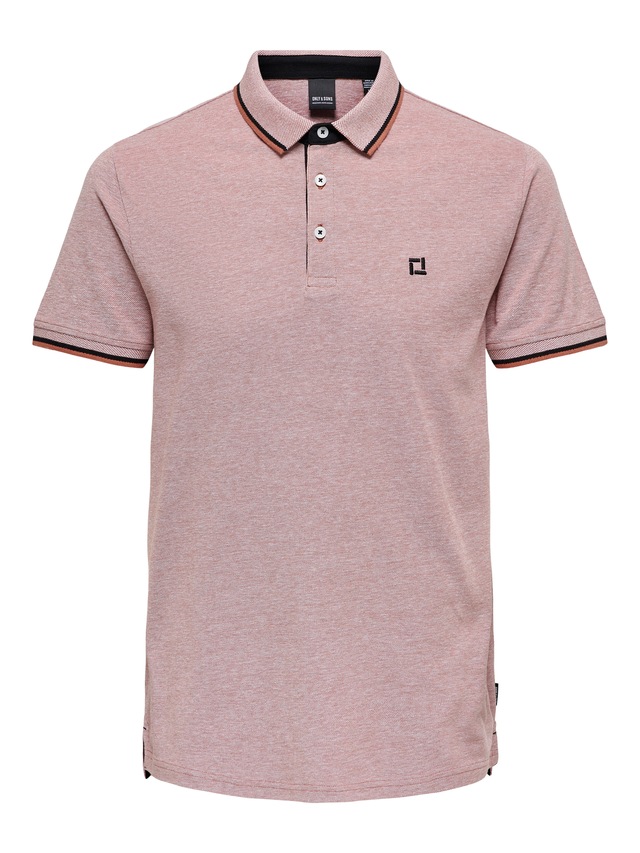 ONLY & SONS »ONSFLETCHER SLIM SS POLO NOOS« Baumwolle, normal geschnitten