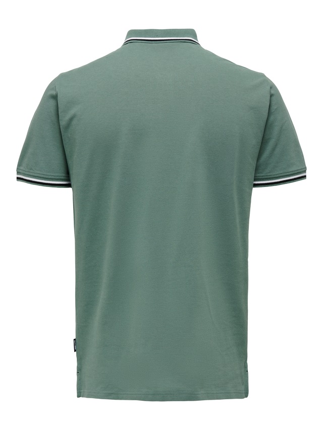 ONLY & SONS »ONSFLETCHER SLIM SS POLO NOOS« Baumwolle, normal geschnitten