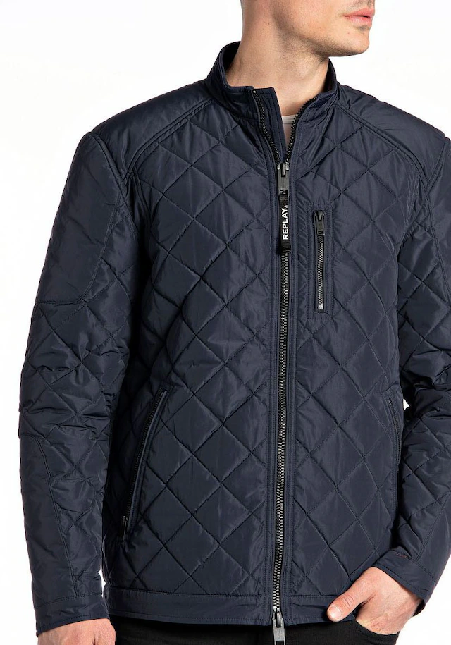 Replay Steppjacke »Saber Mid« mit kurzem Stehkragen