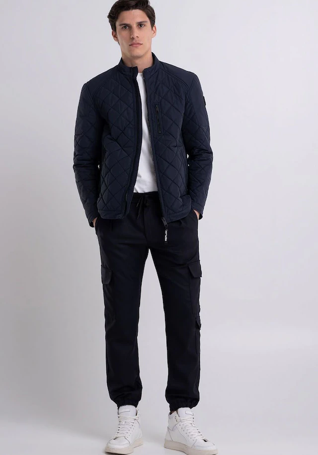 Replay Steppjacke »Saber Mid« mit kurzem Stehkragen