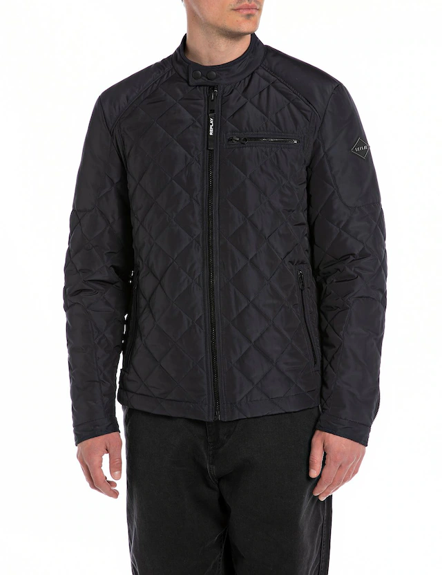 Replay Steppjacke »Saber Mid« mit kurzem Stehkragen