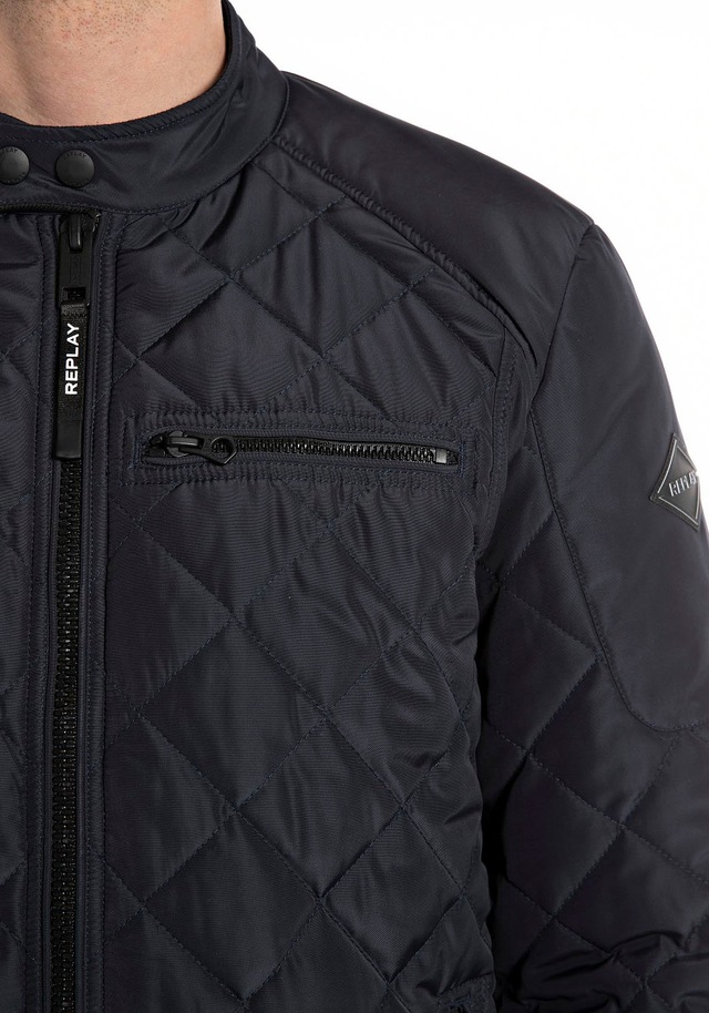 Replay Steppjacke »Saber Mid« mit kurzem Stehkragen