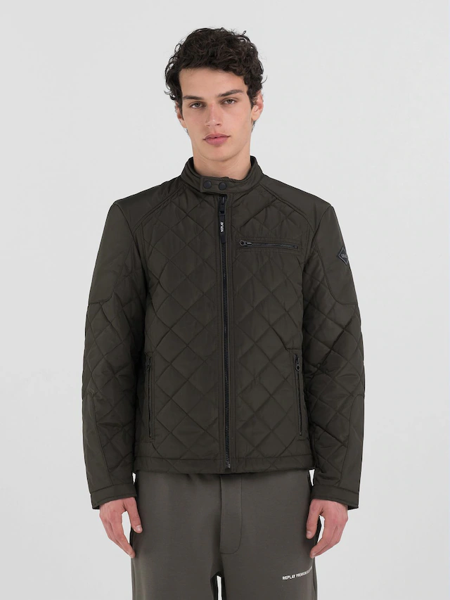 Replay Steppjacke »Saber Mid« mit kurzem Stehkragen