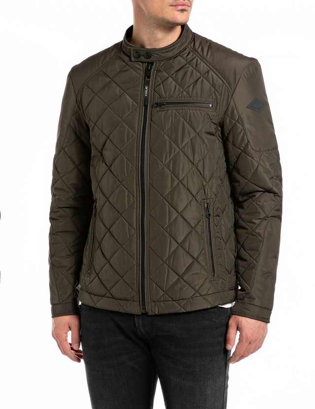 Replay Steppjacke »Saber Mid« mit kurzem Stehkragen