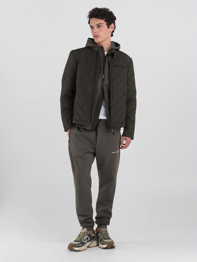 Replay Steppjacke »Saber Mid« mit kurzem Stehkragen
