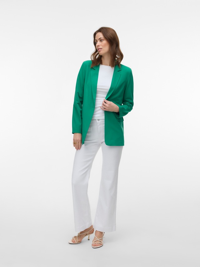 Vero Moda Longblazer »VMZELDA LS LOOSE BLAZER NOOS« lässige Form, 1-Knopf Verschluss