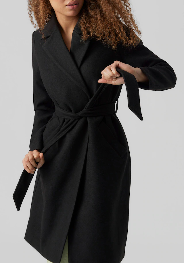 Vero Moda Langmantel »VMFORTUNEAYA SS23 LONG COAT NOOS« Kunstfaser