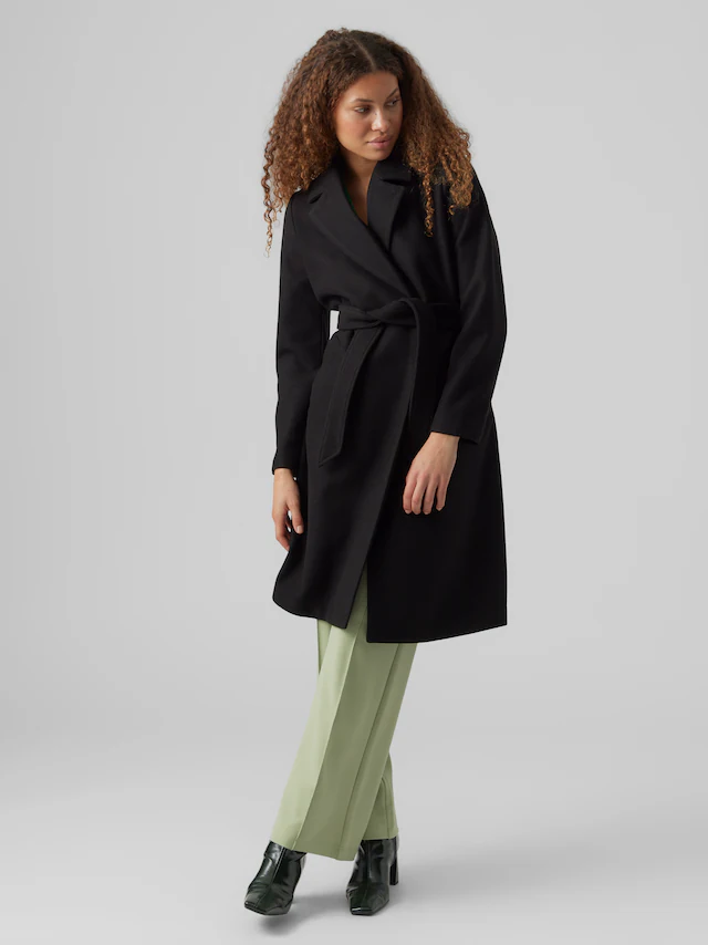 Vero Moda Langmantel »VMFORTUNEAYA SS23 LONG COAT NOOS« Kunstfaser