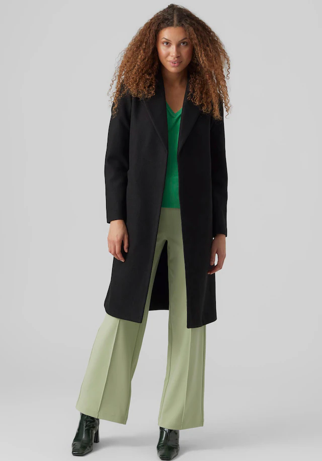 Vero Moda Langmantel »VMFORTUNEAYA SS23 LONG COAT NOOS« Kunstfaser