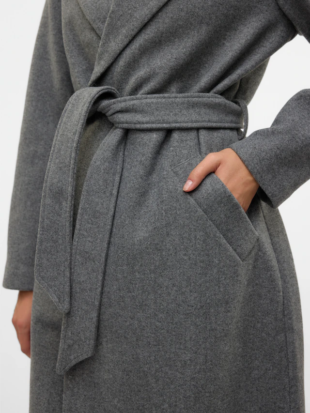 Vero Moda Langmantel »VMFORTUNEAYA SS23 LONG COAT NOOS« Kunstfaser