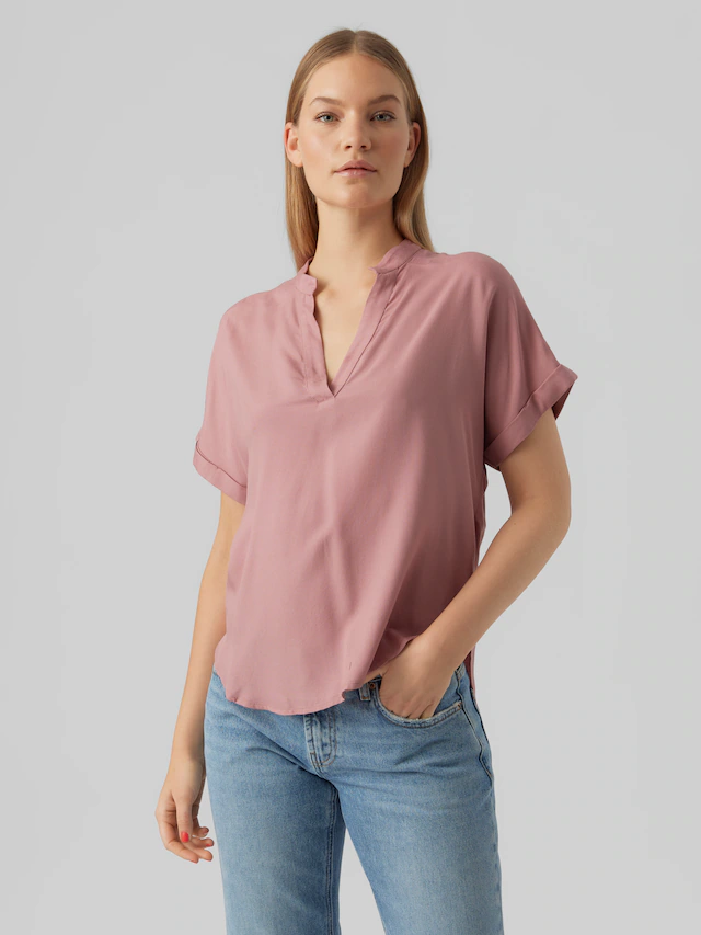 Vero Moda Shirtbluse »VMBEAUTY SS TOP GA NOOS« Viskose, regular fit