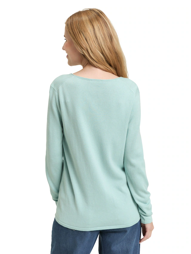 TOM TAILOR V-Ausschnitt-Pullover »Regular« mit V-Ausschnitt