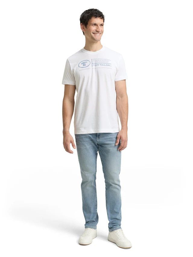TOM TAILOR Print-Shirt »Tom Tailor Herren T-Shirt Frontprint«