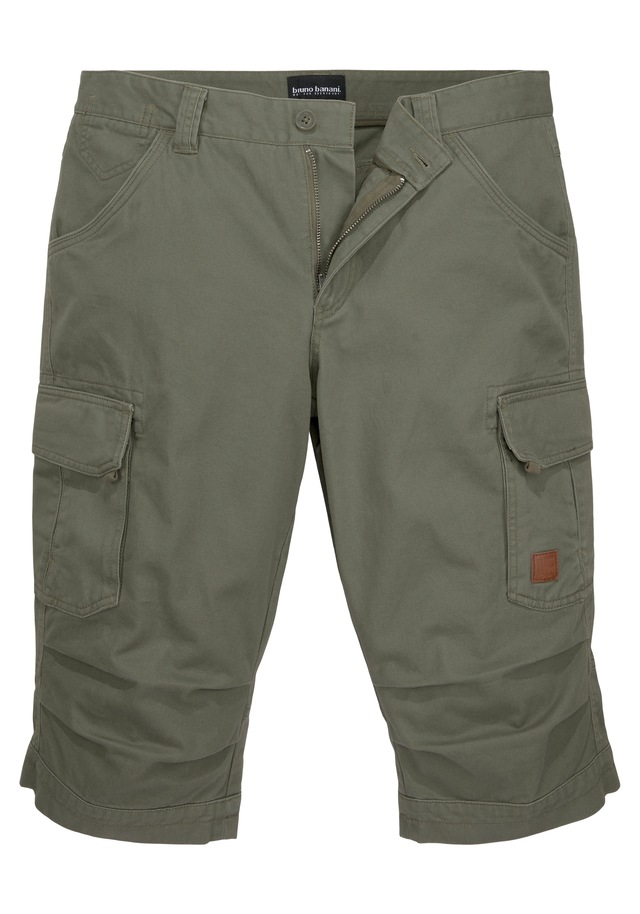 Bruno Banani Bermudas schmale Passform, gerade Beinform, mit Cargotaschen