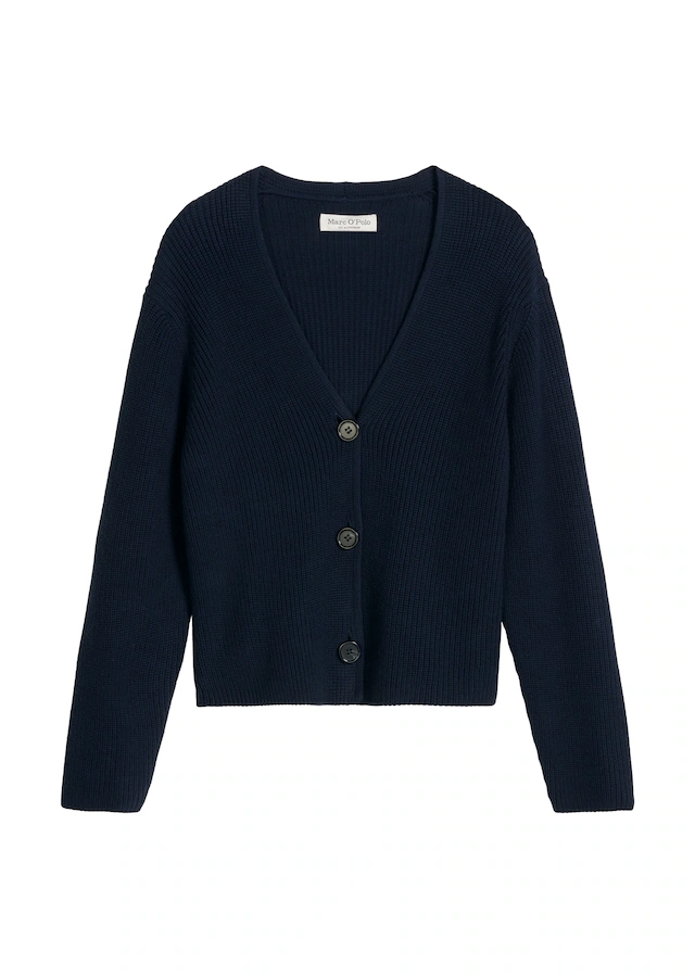 Marc O'Polo Strickjacke in kurzer, gerader Form