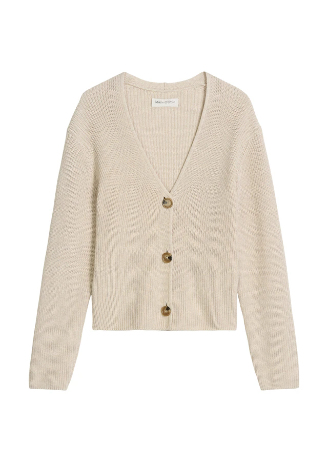 Marc O'Polo Strickjacke in kurzer, gerader Form