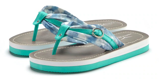 Venice Beach Badezehentrenner »Sandale, Badeschuh, Pantolette, Badelatsche, Flip Flop, Badeschlappe« Zehentrenner mit wasserabweisender und leichter Sohle VEGAN