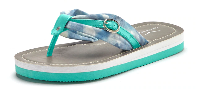 Venice Beach Badezehentrenner »Sandale, Badeschuh, Pantolette, Badelatsche, Flip Flop, Badeschlappe« Zehentrenner mit wasserabweisender und leichter Sohle VEGAN