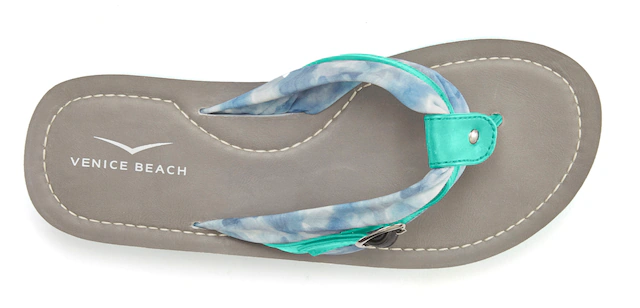 Venice Beach Badezehentrenner »Sandale, Badeschuh, Pantolette, Badelatsche, Flip Flop, Badeschlappe« Zehentrenner mit wasserabweisender und leichter Sohle VEGAN