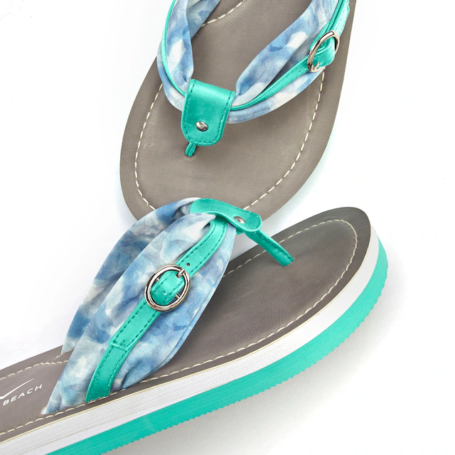 Venice Beach Badezehentrenner »Sandale, Badeschuh, Pantolette, Badelatsche, Flip Flop, Badeschlappe« Zehentrenner mit wasserabweisender und leichter Sohle VEGAN