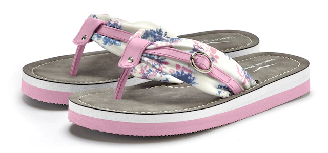 Venice Beach Badezehentrenner »Sandale, Badeschuh, Pantolette, Badelatsche, Flip Flop, Badeschlappe« Zehentrenner mit wasserabweisender und leichter Sohle VEGAN