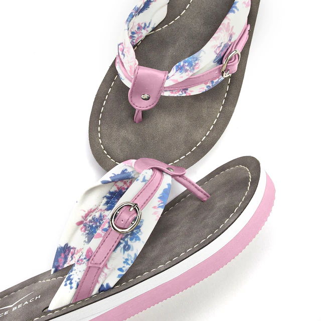Venice Beach Badezehentrenner »Sandale, Badeschuh, Pantolette, Badelatsche, Flip Flop, Badeschlappe« Zehentrenner mit wasserabweisender und leichter Sohle VEGAN