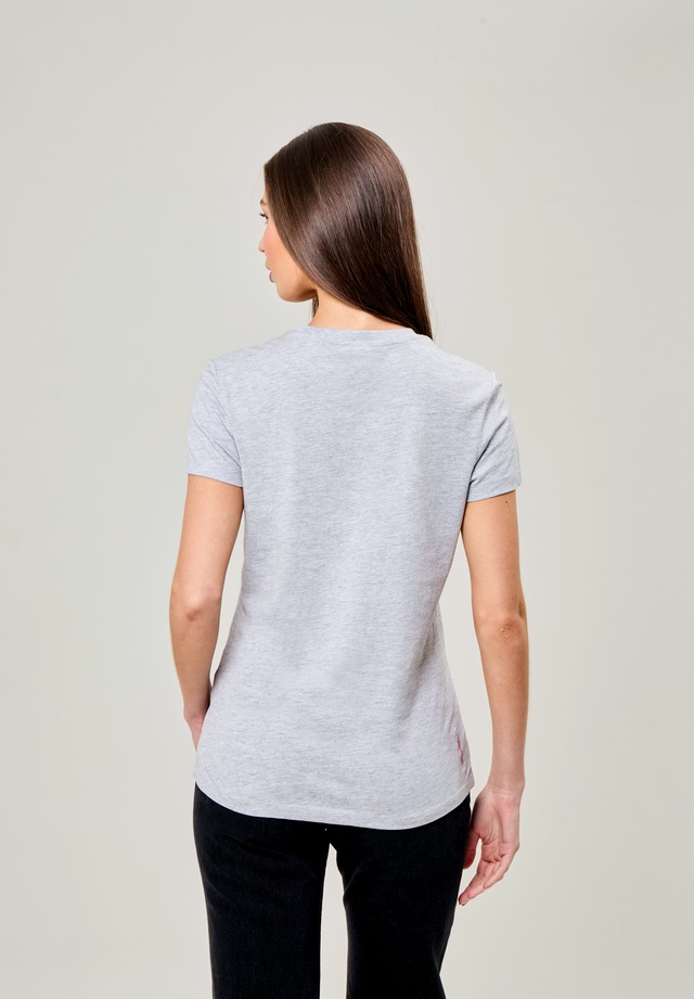 Bench. Kurzarmshirt »LEORA« figurbetonte Passform, mit Rundhalsausschnitt