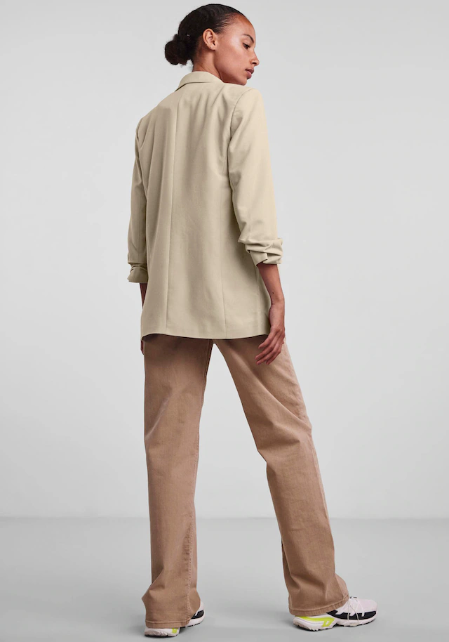 pieces »PCBOSELLA 3/4 BLAZER NOOS« Materialmix, regular fit