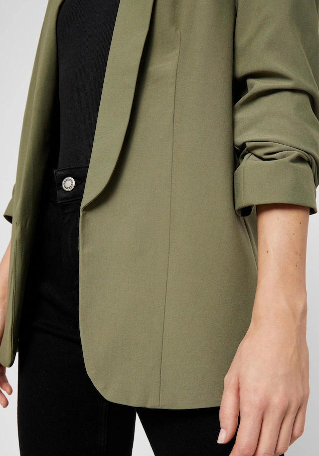 pieces »PCBOSELLA 3/4 BLAZER NOOS« Materialmix, regular fit