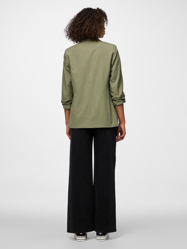 pieces »PCBOSELLA 3/4 BLAZER NOOS« Materialmix, regular fit