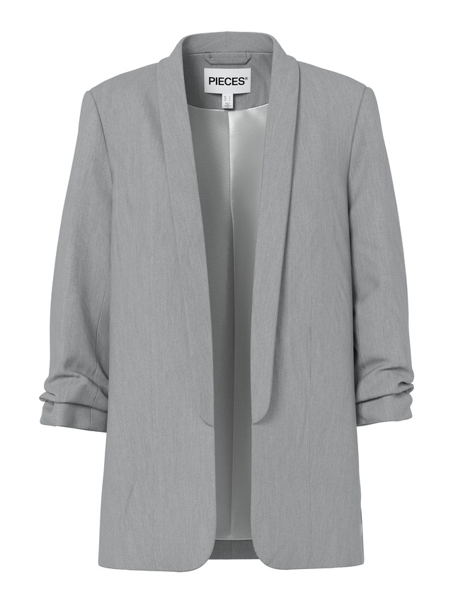 pieces »PCBOSELLA 3/4 BLAZER NOOS« Materialmix, regular fit