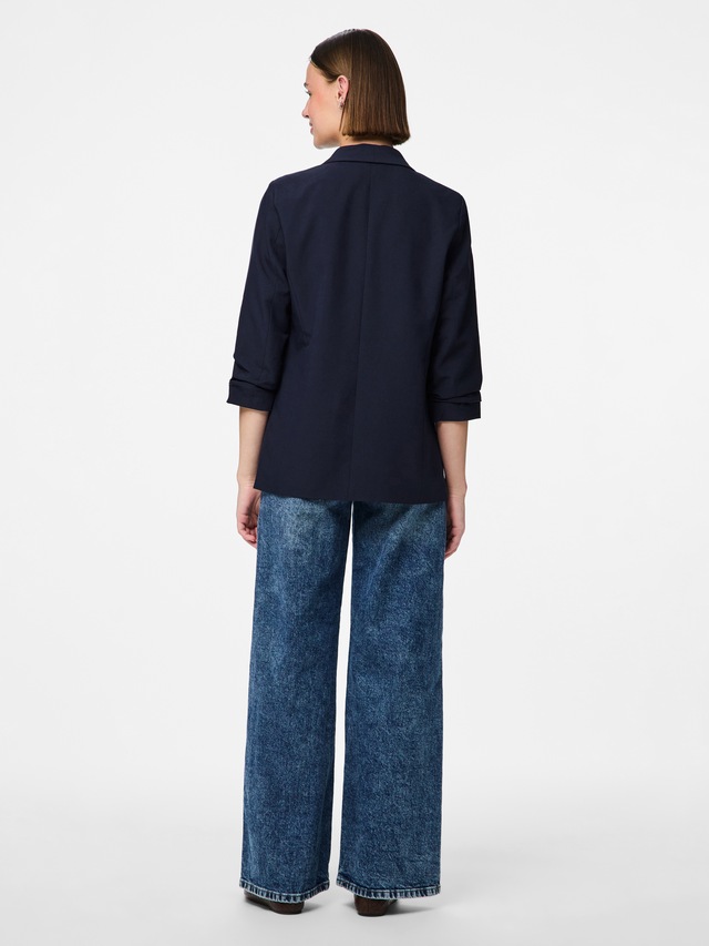 pieces »PCBOSELLA 3/4 BLAZER NOOS« Materialmix, regular fit