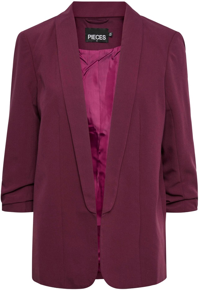 pieces »PCBOSELLA 3/4 BLAZER NOOS« Materialmix, regular fit