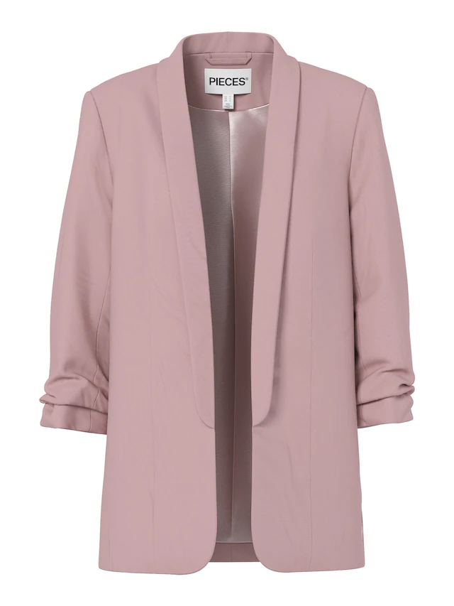 pieces »PCBOSELLA 3/4 BLAZER NOOS« Materialmix, regular fit