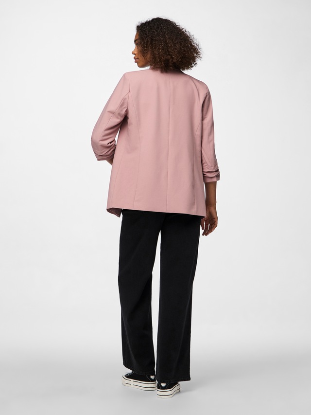 pieces »PCBOSELLA 3/4 BLAZER NOOS« Materialmix, regular fit