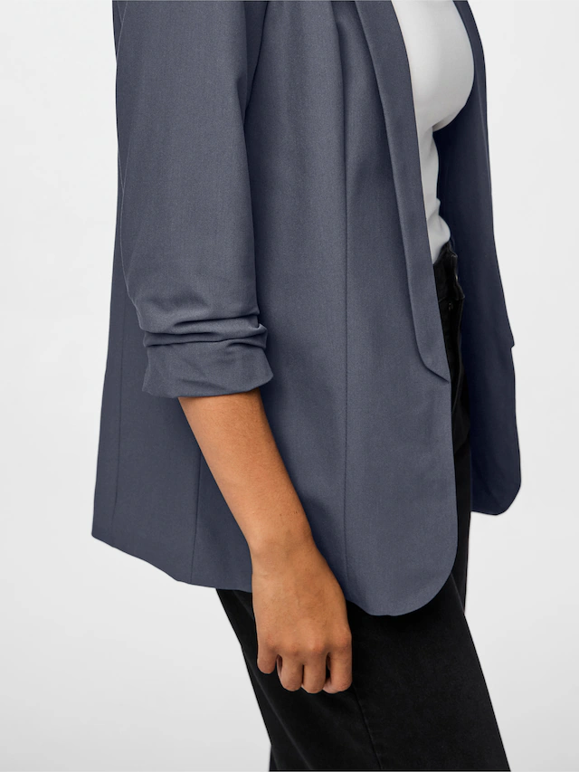 pieces »PCBOSELLA 3/4 BLAZER NOOS« Materialmix, regular fit