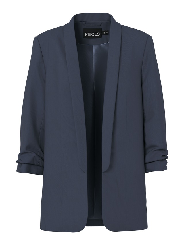 pieces »PCBOSELLA 3/4 BLAZER NOOS« Materialmix, regular fit