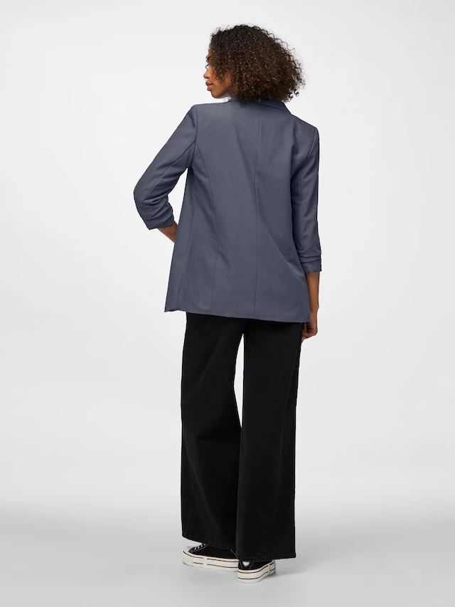 pieces »PCBOSELLA 3/4 BLAZER NOOS« Materialmix, regular fit