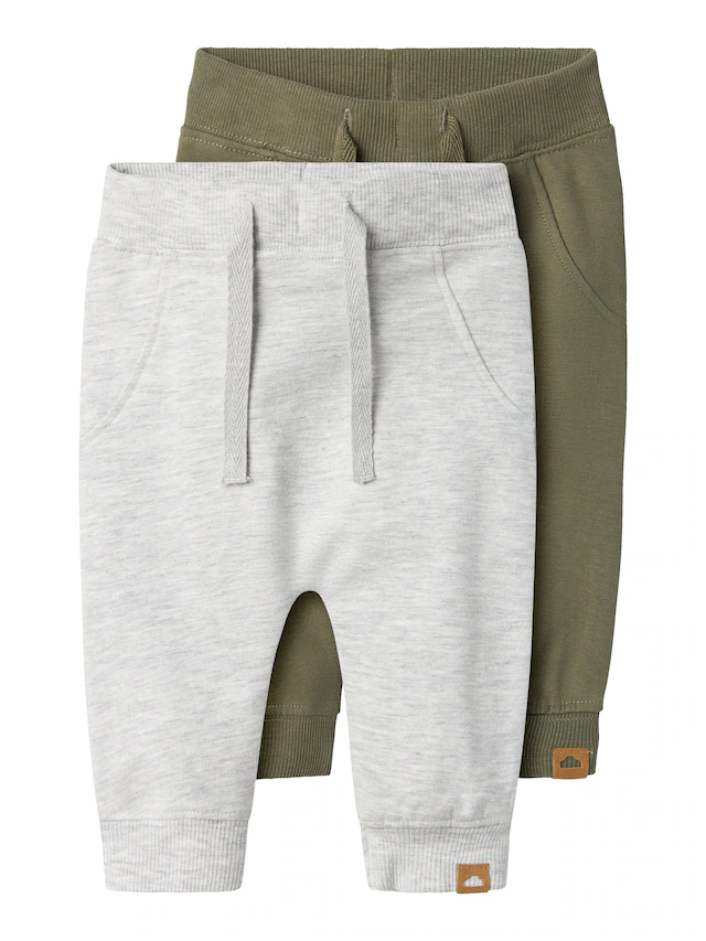 Name It Sweathose »NBNTAKKI mit verstellbarem Bund und bequemer Form« meliert, regular fit, Baumwollmix, Sweatware