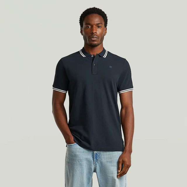 G-STAR Poloshirt »Poloshirt Dunda slim stripe« in Kurzarm-Form