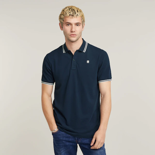G-STAR Poloshirt »Poloshirt Dunda slim stripe« in Kurzarm-Form