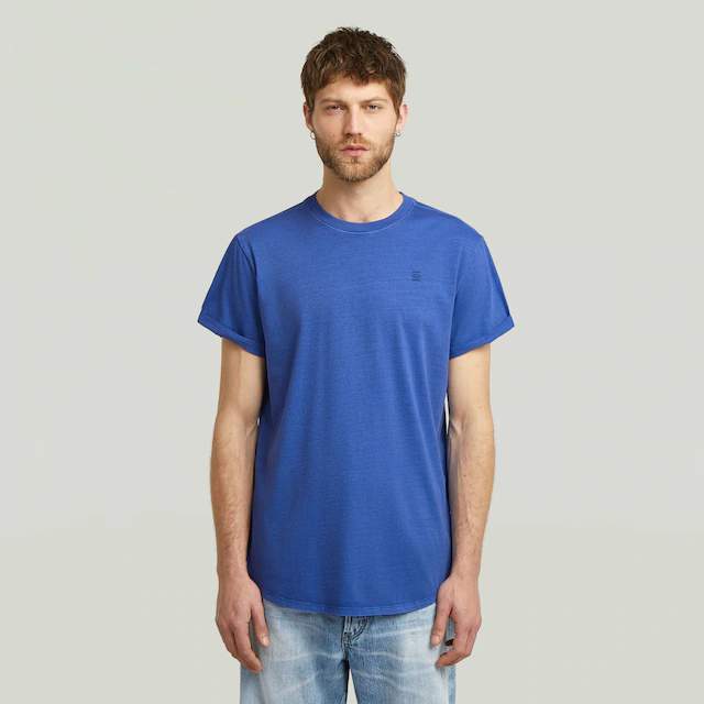 G-STAR Kurzarmshirt »Lash« Rundhals, Logoapplikation