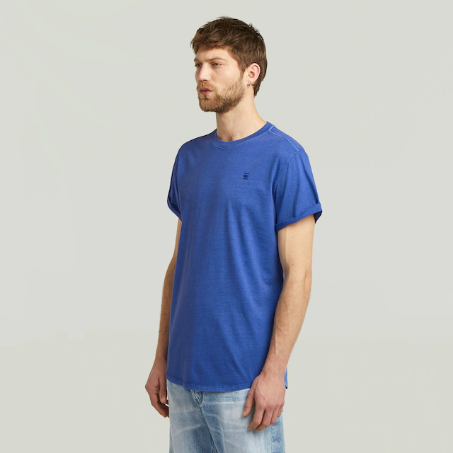 G-STAR Kurzarmshirt »Lash« Rundhals, Logoapplikation