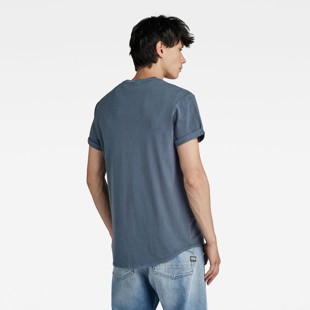 G-STAR Kurzarmshirt »Lash« Rundhals, Logoapplikation