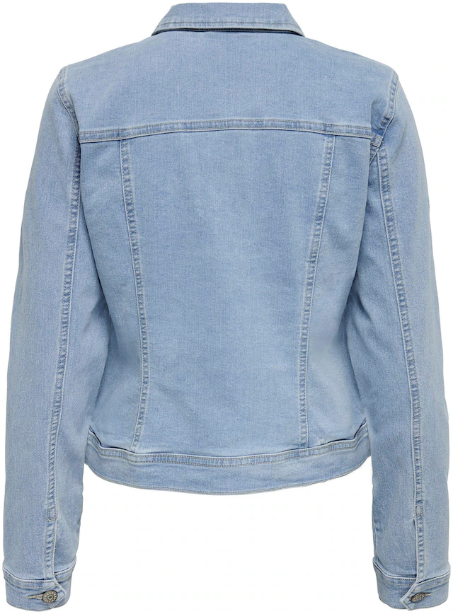 ONLY Jeansjacke »ONLWONDER – Jeansjacke mit Teilungsnähten und Stretch« sehr figurbetont, casual, Denim, Baumwollmischung, Brusttaschen