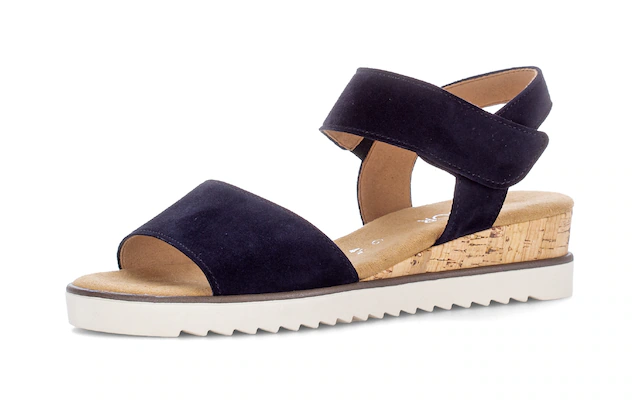 Gabor Keilsandalette »GENUA« , Sommerschuh, Sandale, mit kleinem Stretch, Weite G