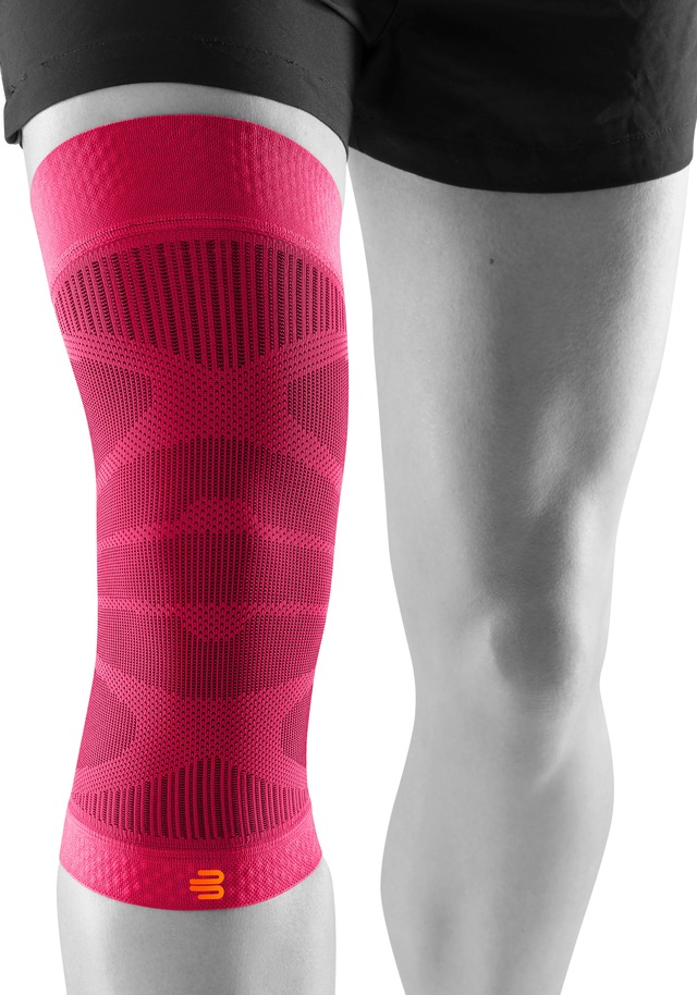 Bauerfeind Kniebandage »Sports Compression Knee Support« für Basketball, beidseitig tragbar