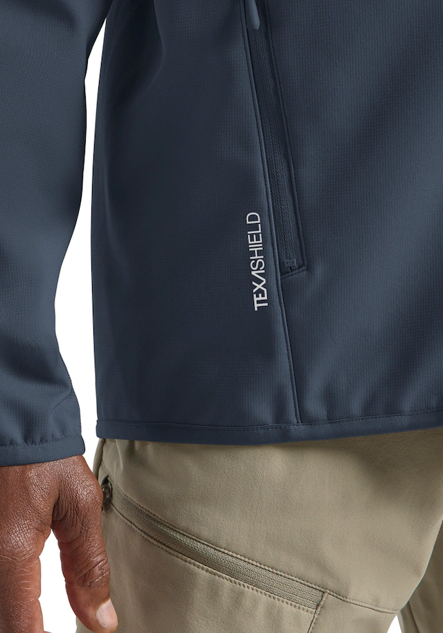 Jack Wolfskin Softshelljacke »BORNBERG HOODY M« mit Kapuze mit Kapuze, winddicht, wasserabweisend, atmungsaktiv