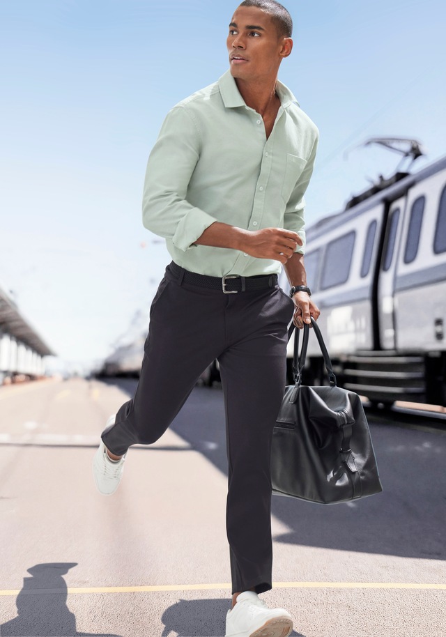 AUTHENTIC LE JOGGER Hüftgürtel »Herrengürtel, Anzuggürtel, Jeansgürtel, Hosengürtel, Stretchgürtel« Flechtgürtel, Gürtel für Jeans & Hosen aus elastischem Material
